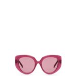 Loewe Women Butterfly sunglasses in acetate 206XF1507 Cherry
