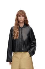 Loewe Women Button jacket in nappa 206XF1120 Black - Image 2