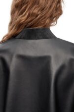 Loewe Women Button jacket in nappa 206XF1120 Black - Image 4