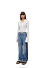 Loewe Women Cardigan in viscose 206XF850 White