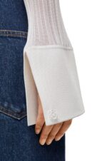 Loewe Women Cardigan in viscose 206XF850 White - Image 5