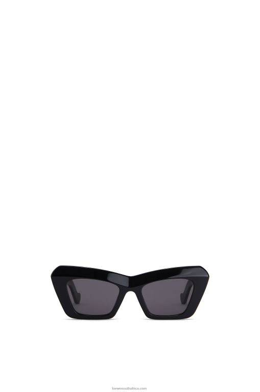 loewe_women_cateye_sunglasses_in_acetate_206xf1478_black.jpg Loewe Women Cateye sunglasses in acetate 206XF1478 Black - Image 1