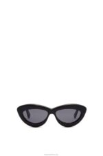 Loewe Women Cateye sunglasses in acetate 206XF1495 Black