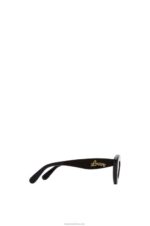 Loewe Women Cateye sunglasses in acetate 206XF1495 Black - Image 4