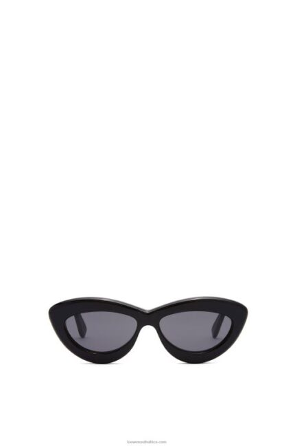 Loewe Women Cateye sunglasses in acetate 206XF1495 Black