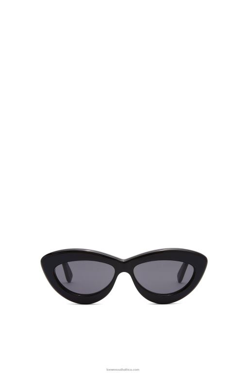 loewe_women_cateye_sunglasses_in_acetate_206xf1495_black.jpg Loewe Women Cateye sunglasses in acetate 206XF1495 Black - Image 1