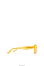 Loewe Women Cateye sunglasses in acetate 206XF1504 Canary Yellow - Image 4