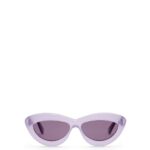 Loewe Women Cateye sunglasses in acetate 206XF1508 Lilac