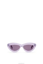 Loewe Women Cateye sunglasses in acetate 206XF1508 Lilac