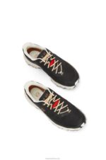 Loewe Women Cloudventure running shoe in nylon 206XF636 Black - Image 4