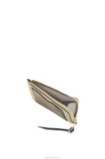 Loewe Women Coin cardholder in soft grained calfskin 206XF1329 Sage Green/Dark Khaki Green - Image 3
