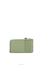 Loewe Women Coin cardholder in soft grained calfskin 206XF1338 Rosemary/Tan - Image 2