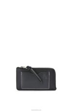 Loewe Women Coin cardholder in soft grained calfskin 206XF1339 Black