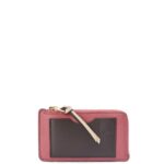 Loewe Women Coin cardholder in soft grained calfskin 206XF1395 Plumrose/Chocolate