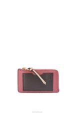 Loewe Women Coin cardholder in soft grained calfskin 206XF1395 Plumrose/Chocolate