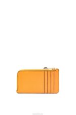 Loewe Women Coin cardholder in soft grained calfskin 206XF1408 Mandarin/Coral Reef - Image 2