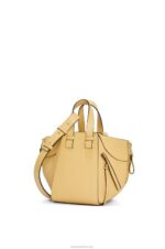 Loewe Women Compact Hammock bag in soft grained calfskin 206XF405 Dark Butter - Image 3