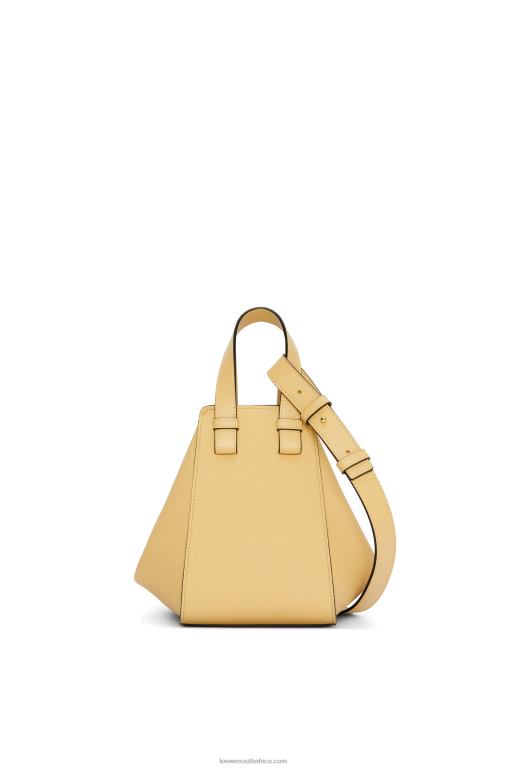 Loewe Women Compact Hammock bag in soft grained calfskin 206XF405 Dark Butter - Image 5