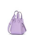 Loewe Women Compact Hammock bag in soft grained calfskin 206XF406 Light Mauve