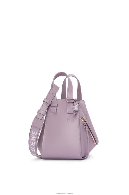loewe_women_compact_hammock_in_satin_calfskin_206xf312_pale_aubergine_glaze.jpg Loewe Women Compact Hammock in satin calfskin 206XF312 Pale Aubergine Glaze - Image 1