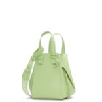 Loewe Women Compact Hammock in satin calfskin 206XF408 Lime Green Glaze