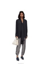 Loewe Women Compact Hammock in satin calfskin 206XF462 White Glaze - Image 2