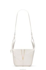 Loewe Women Compact Hammock in satin calfskin 206XF462 White Glaze - Image 6