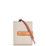 Loewe Women Compact zip wallet in soft grained calfskin 206XF1222 Light Oat/Honey