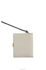Loewe Women Compact zip wallet in soft grained calfskin 206XF1222 Light Oat/Honey - Image 3