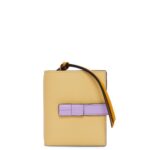 Loewe Women Compact zip wallet in soft grained calfskin 206XF1268 Dark Butter/Mauve