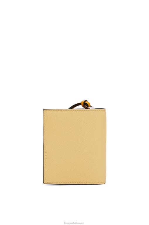 Loewe Women Compact zip wallet in soft grained calfskin 206XF1268 Dark Butter/Mauve - Image 4