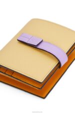 Loewe Women Compact zip wallet in soft grained calfskin 206XF1268 Dark Butter/Mauve - Image 5