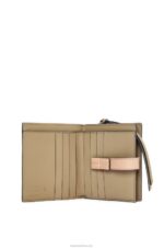 Loewe Women Compact zip wallet in soft grained calfskin 206XF1288 Artichoke Green/Dusty Beige - Image 2