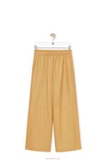 Loewe Women Cropped trousers in nappa 206XF1113 Sand/Butter - Image 5