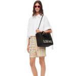 Loewe Women Cropped workwear shirt in cotton 206XF877 White