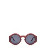 Loewe Women Curved sunglasses in acetate 206XF1442 Rust