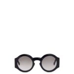 Loewe Women Curved sunglasses in acetate 206XF1443 Shiny Black