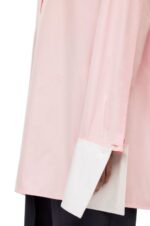 Loewe Women Deconstructed shirt in cotton 206XF915 Chalk - Image 5