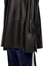 Loewe Women Deconstructed shirt in nappa lambskin 206XF887 Black - Image 4