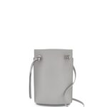 Loewe Women Dice pocket in classic calfskin 206XF572 Pearl Grey
