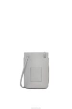 Loewe Women Dice pocket in classic calfskin 206XF572 Pearl Grey - Image 7
