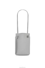 Loewe Women Dice pocket in classic calfskin 206XF572 Pearl Grey - Image 8
