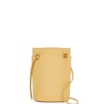 Loewe Women Dice pocket in classic calfskin 206XF574 Dark Butter