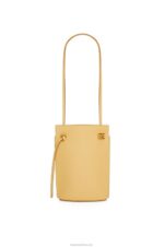 Loewe Women Dice pocket in classic calfskin 206XF574 Dark Butter - Image 4