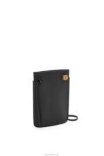 Loewe Women Dice pocket in classic calfskin 206XF575 Black - Image 3