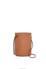 Loewe Women Dice pocket in classic calfskin 206XF620 Tan