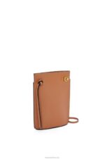 Loewe Women Dice pocket in classic calfskin 206XF620 Tan - Image 3