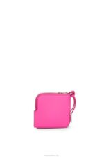 Loewe Women Double coin case in classic calfskin 206XF1335 Fuchsia - Image 2