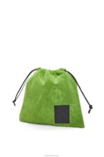 Loewe Women Drawstring pouch in cotton towelling 206XF582 Green - Image 2
