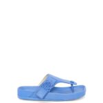 Loewe Women Ease toe post sandal in goatskin 206XF680 Light Denim